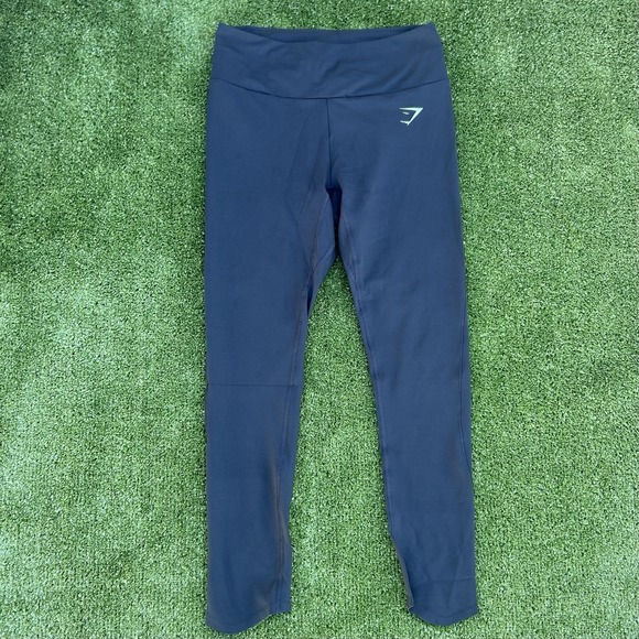 Gymshark Women's Leggings Size Medium High Stretch Black Yoga & Gym Workout - Picture 2 of 5